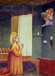 Die Verkündigung an St. Anna (Detail)